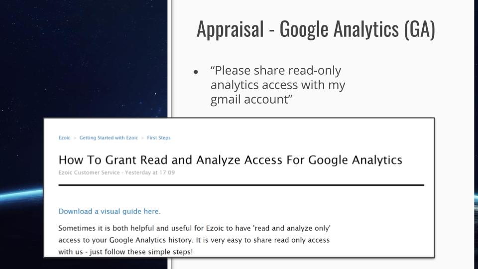 google analytics for website traffic
