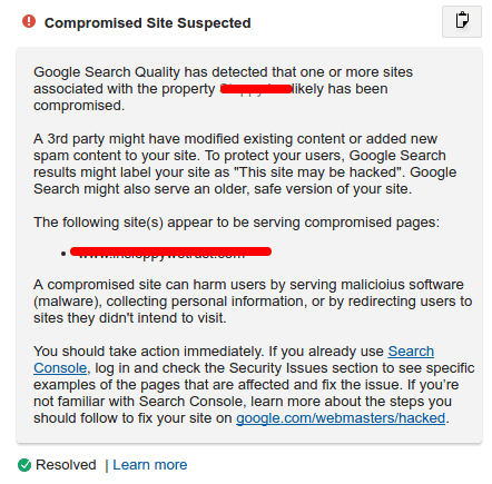 google website penalty